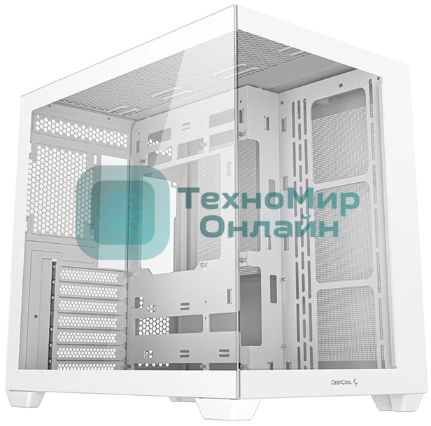 Компьютерный корпус Deepcool CG530 WH белый без БП ATX 2x120мм 2x140мм 2xUSB2.0 1xUSB3.0 audio bott PSU