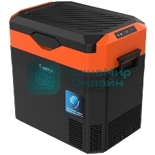 Холодильник автомобильный Бирюса НС-38P7 оранжево-черный