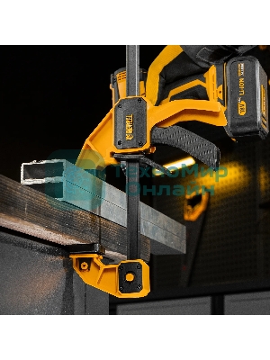 Струбцина Denzel F-образная, быстрозажимная, 600 х 80 мм, усиленный нейлоновый корпус