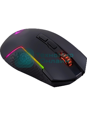 Комплект клавиатура+мышь Redragon S136 беспроводной, USB + Bluetooth, 8000 DPI, чёрный