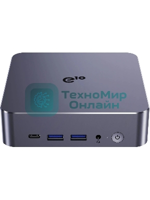 Неттоп Acer Gadget E10 ERBox Ryzen 7 8745HS (3.8) 16Gb SSD512Gb UHDG Windows 11 Pro 2xGbitEth WiFi BT 120W черный (1747236)