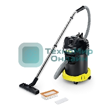Пылесос Karcher AD 4 PREMIUM желтый/черный, 150/600 Вт, уборка сухая, пылесборник контейнер 17 л