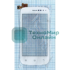 Сенсорное стекло (тачскрин) для Fly IQ442 Miracle, белое