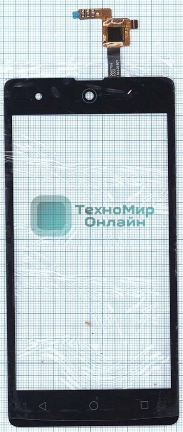 Сенсорное стекло (тачскрин) для Micromax Q349 Canvas Selfie 4, черное