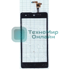 Сенсорное стекло (тачскрин) для Micromax Q349 Canvas Selfie 4, черное