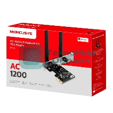 Wi-Fi Bluetooth PCI Адаптер Mercusys AC1200 Dual-Band Wi-Fi Bluetooth PCI Express Adapter
