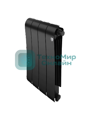 Радиатор биметаллический Royal Thermo Infinity 500 Noir Sable VR80 - 4 секц.