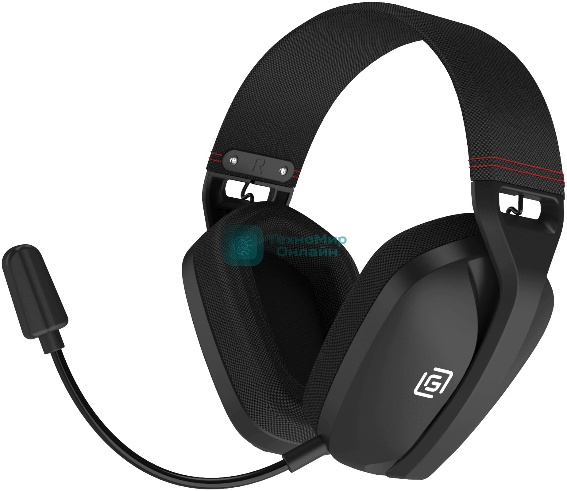 Гарнитура Oklick HS-L750G чёрный, беспроводная + проводная, радиоканал, до 18 ч