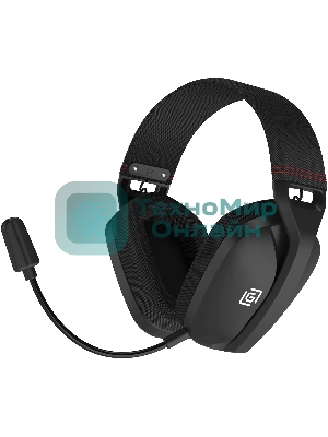 Гарнитура Oklick HS-L750G чёрный, беспроводная + проводная, радиоканал, до 18 ч