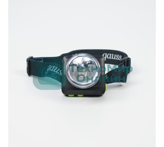 Фонарь налобный Gauss GFL401 5W 100lm диммируемый Li-ion 3000mА·ч LED