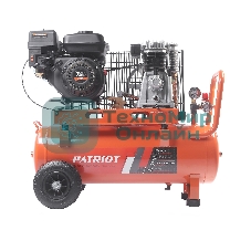 Компрессор Patriot бензиновый KGA 360 L50 - 360 л/мин, 10 бар, 50 л, 7 лс, быстросъем и 