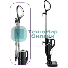 Швабра паровая Kitfort КТ-1066 1500Вт черный/белый