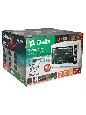 Мини-печь Delta D-0123 коречневый