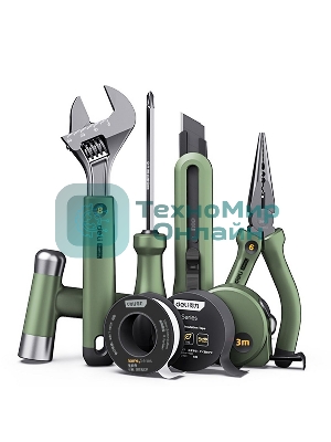 Набор ручного инструмента Home Series Green Deli HT0008L 8 предметов