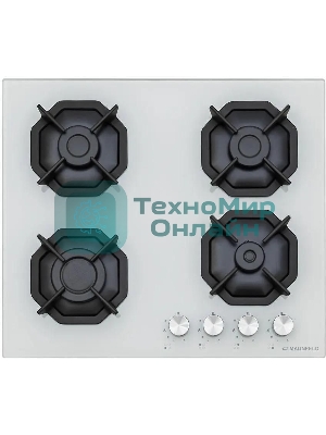 Газовая варочная панель Maunfeld EGHG.64.2CW/G белый