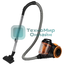 Пылесос Starwind SCV2285 черный/оранжевый, 350/2200 Вт, уборка сухая, пылесборник контейнер 3,5 л