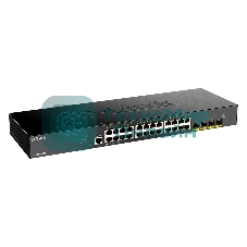 Коммутатор D-Link DGS-1250-28X/A1A, 24×1 Гбит/с + 4×10 Гбит/с SFP+, управляемый
