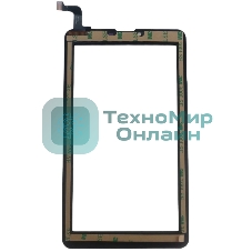 Сенсорное стекло (тачскрин) для Prestigio Wize 1177 4G, черное