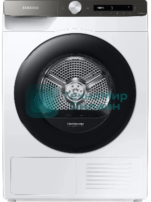 Сушильная машина Samsung DV90T5240AT/LP белый, 9 кг, сушка - тепловой насос, программ - 14, 60 x 85 x 65 см