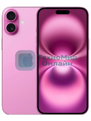 Смартфон Apple iPhone 16, 8/128Gb, розовый