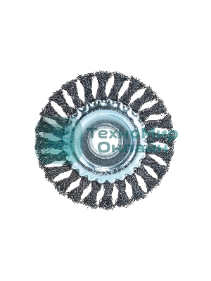 Кордщетка STAYER 35120-125 дисковая для УШМ плетенные пучки проволоки 0.5мм 125мм/22мм