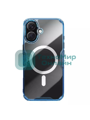 Чехол Nature TPU Pro Magnetic Case, синий, (AP iP16)