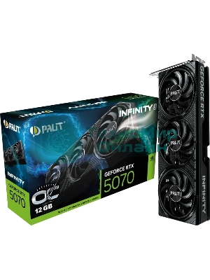 Видеокарта Palit RTX 5070 INFINITY 3 OC 12Gb GDDR7 192bit 3-DP HDMI