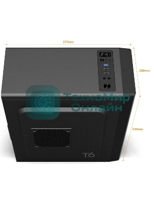 Компьютерный корпус Zalman ZM-T6 черный без БП ATX 1xUSB 2.0 1xUSB 3.0 audio bott PSU