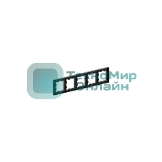 5 - местная рамка EKF Эпика UP1-FPB-05 чёрная, пластик