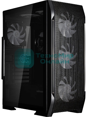 Компьютерный корпус ZALMAN N7 PLUS V2, ATX, черный, WINDOW, 1xCombo (3.5” or 2.5”), 1 x 3.5”, 3 x 2.5”, 2xUSB2.0, 1xUSB3.0, FRONT 3x120мм RGB, REAR 1x120мм RGB, TOP 2x120мм RGB, SIDE 1x120мм