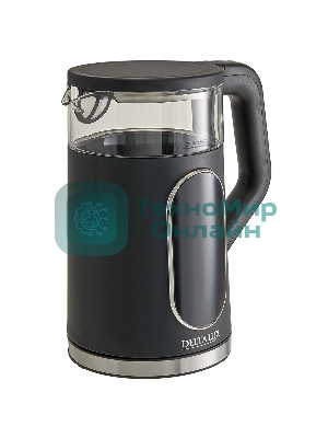 Чайник Delta Lux DE-1025 черный 2,2кВт, 1.7 л, LC