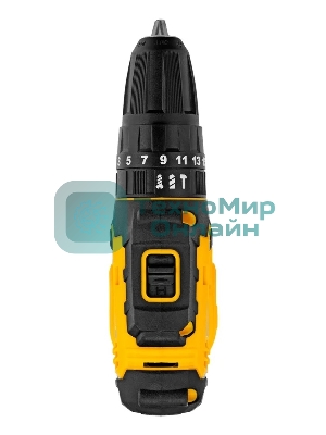 Дрель-шуруповерт Denzel CID-18-0, 18 В, 0 Ач, 30 Нм, щеточный, ударный