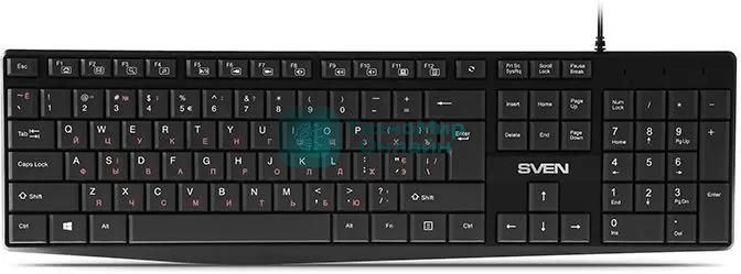 Клавиатура SVEN KB-S305 проводная, USB Type-A, чёрный