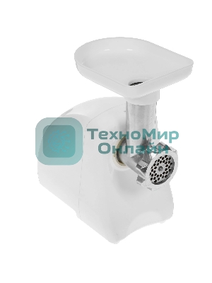 Мясорубка электрическая Ротор Экстра-Р ЭМШ 35/250-3 белый, 1500 Вт, 0.6 кг/мин, реверс, насадки - 4