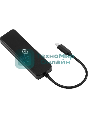USB-разветвитель Digma DHUB-4USB-C-2.0, USB-C, USB 2.0 4порта, USB