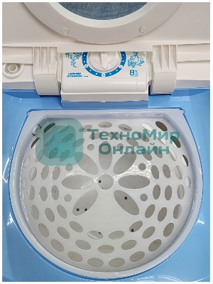 Центрифуга Renova SD-80TS1(P) белый/голубой, 8.5 кг, 1400 об/мин, программ 6, 44 x 78 x 43 см