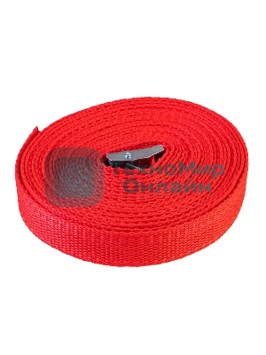 Ремень Rexant для крепления груза, с фиксатором, 6м красный