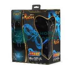 Гарнитура SmartBuy Snake чёрный-синий, проводная, 3.5 мм, подсветка