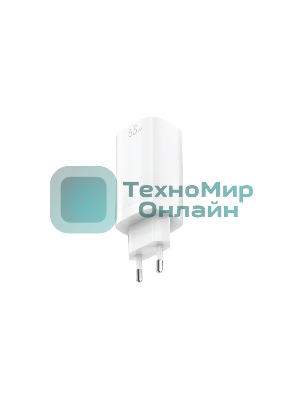 Сетевое зарядное устройство OLMIO 2Type-C/USB, 65W, 6A, QuickCharge3.0, PowerDelivery3.0, GAN