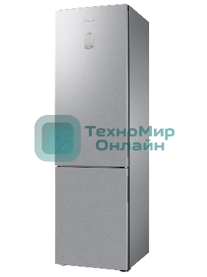 Холодильник Samsung RB37A5411SA графит двухкамерный 269/98л морозилка снизу, No Frost