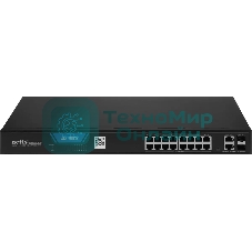 Коммутатор Netis ST220GPR-2G2S (L2) 18x1 Гбит/с 2SFP 16PoE 225W настраиваемый