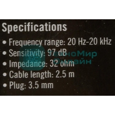 Гарнитура A4Tech HS-50 чёрный, проводная