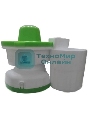 Соковыжималка Нептун КАЖИ.332215.001-08 бело-салатовый, центробежная, 320 Вт, механическое