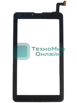 Сенсорное стекло (тачскрин) для Prestigio Wize 1177 4G, черное