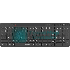 Клавиатура A4Tech FBK27C AS беспроводная, Bluetooth, радиоканал, чёрный