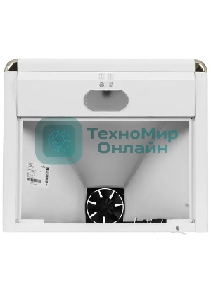 Вытяжка каминная Elikor Сатурн 60П-180-В1Л белый/золотистый, 60 см, 180 куб. м/ч, 48 дБ