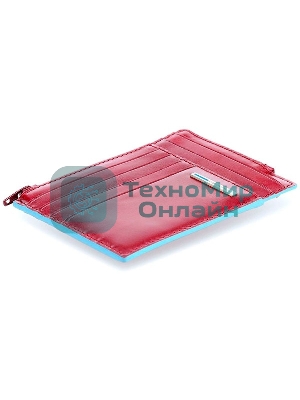 Чехол для кредитных карт Piquadro Blue Square PU1243B2R/R красный натур.кожа