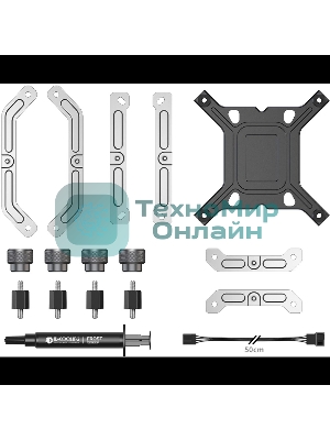 Система жидкостного охлаждения ID-Cooling DX240 Max белый 120мм алюминий+медь 2150rpm 32.5db 4-pin 300W