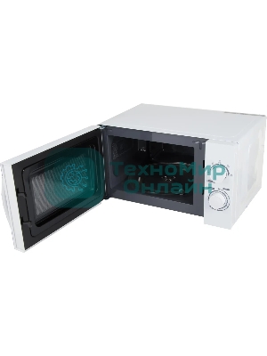 Микроволновая печь Hyundai HYM-M2059 белый, 20 л, 700 Вт, переключатели - поворотный механизм