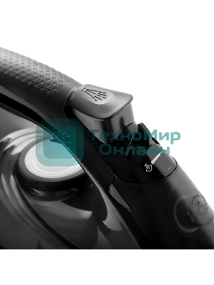 Утюг BRAYER BR4015 черный, 2400 Вт, 25 г/мин, 140 г/мин, 300 мл